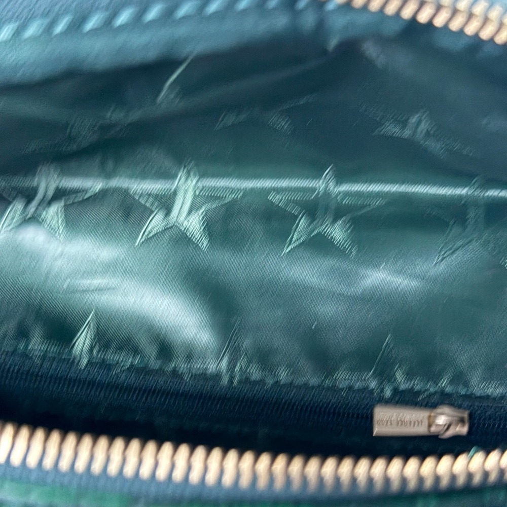Jeffree Star Green Crocodile Embossed Waist Bag Crossbody Gold Star Logo - Picture 6 of 9